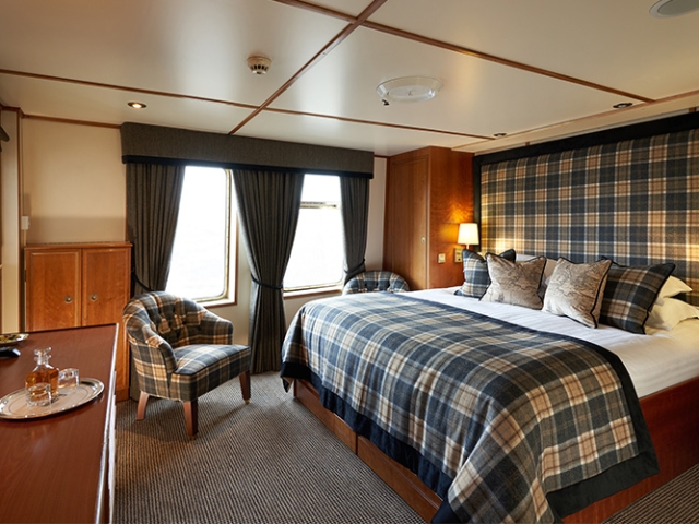 The Isle of Bute cabin on the Hebridean Princess cruise ship of Hebridean Island Cruises