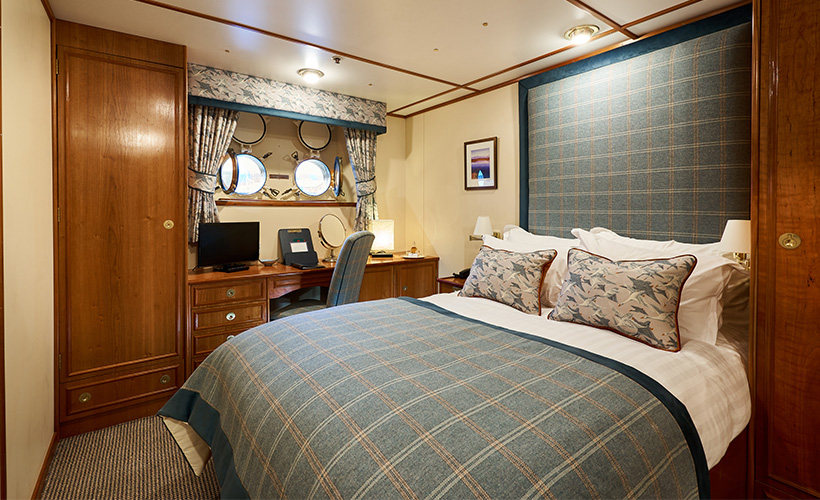 The Sound of Islay cabin on the Hebridean Princess cruise ship of Hebridean Island Cruises