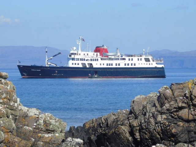 Hebridean Princess Cruise ship in Scotland